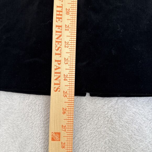 Escada Velvet Silk Blend Skirt EU36 Black Pencil Career Luxury Designer Classic - Picture 8 of 12